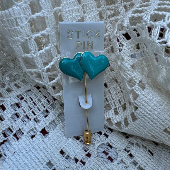 Have heart stick pin (1980s) - Picture 1 of 4